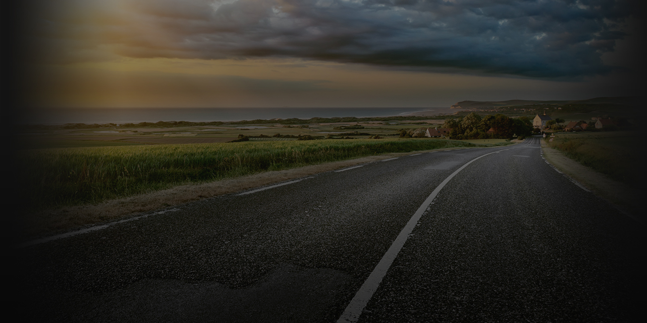 An empty road